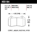 Picture of Hawk 2010 Camaro SS Performance Ceramic Street Rear Brake Pads