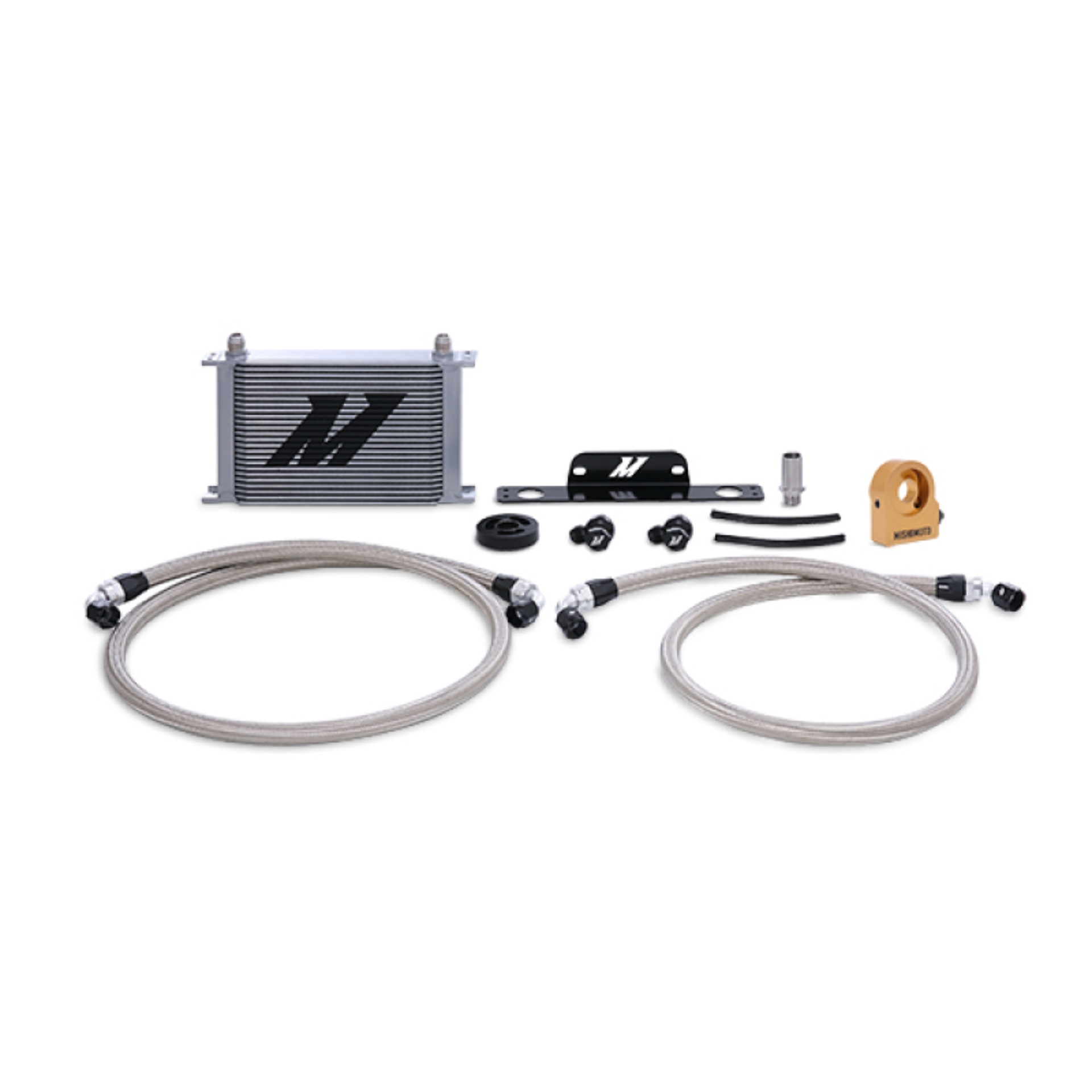 Picture of Mishimoto MM Oil Cooler-Kits-Tstat - MMOC-CSS-10TSL