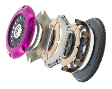 Picture of Exedy 1993-1994 Nissan Skyline GTR L6 Hyper Twin Cerametallic Clutch Sprung Center Disc Pull Type