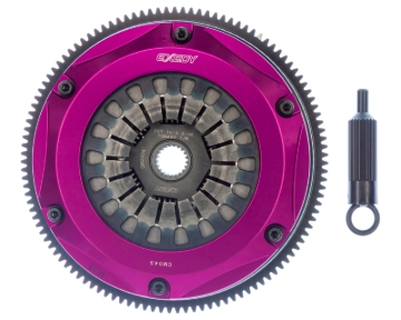 Picture of Exedy 1991-1992 Toyota Supra Hyper Twin Cerametallic Clutch Sprung Center Disc Pull Type Cover