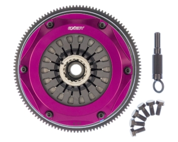 Picture of Exedy 1999-2002 Nissan Skyline GTR L6 Hyper Twin Cerametallic Clutch Sprung Center Disc Pull Type