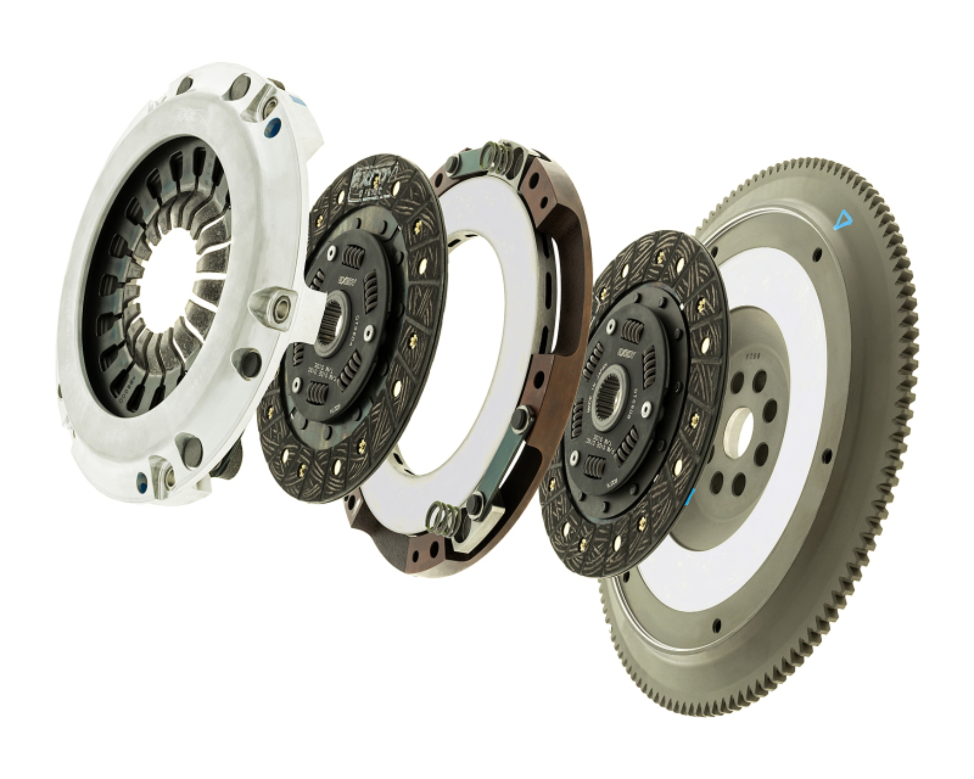 Picture of Exedy 1991-1996 Acura NSX V6 Hyper Twin Organic Clutch Strap Drive Type Sprung Center Disc
