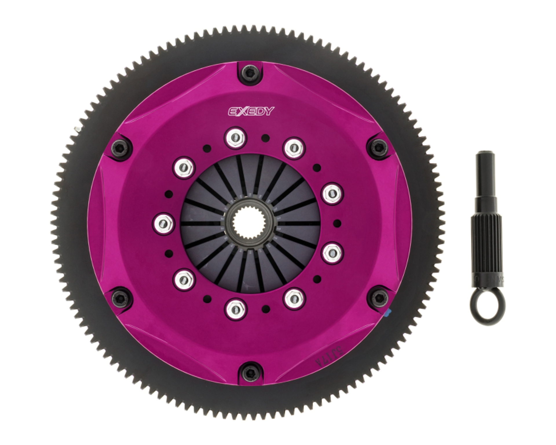 Picture of Exedy 1990-1996 Nissan 300ZX Turbo V6 Hyper Triple Cerametallic Clutch Rigid Disc Push Type Cover