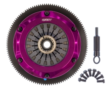 Picture of Exedy 2005-2005 Saab 9-2X Aero H4 Hyper Twin Cerametallic Clutch Sprung Center Disc Pull Type Cover