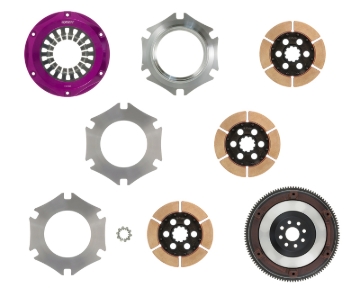Picture of Exedy 1993-1998 Toyota Supra Twin Turbo L6 Hyper Triple Cerametallic Clutch Rigid Disc Pull Type