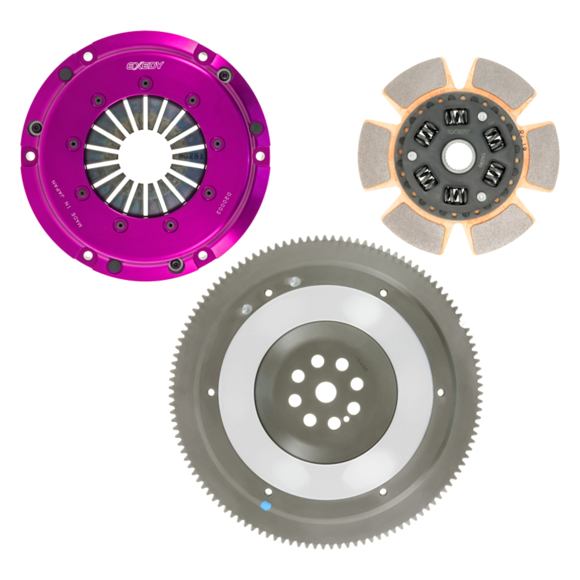 Picture of Exedy 1993-1996 Honda Prelude Vtec L4 Hyper Single Clutch Sprung Center Disc Push Type Cover