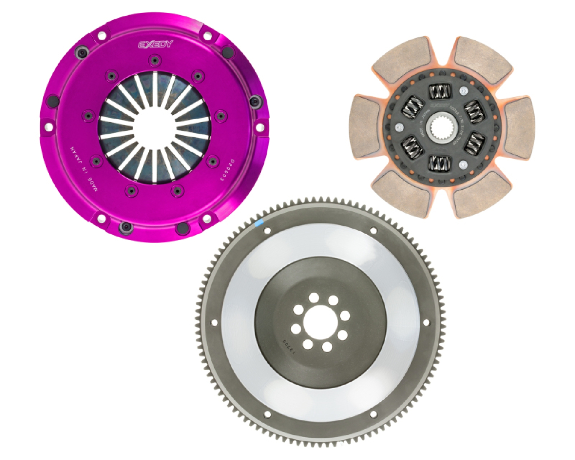 Picture of Exedy 1985-1989 Toyota Corolla GTS L4 Hyper Single Clutch Sprung Center Disc Push Type Cover