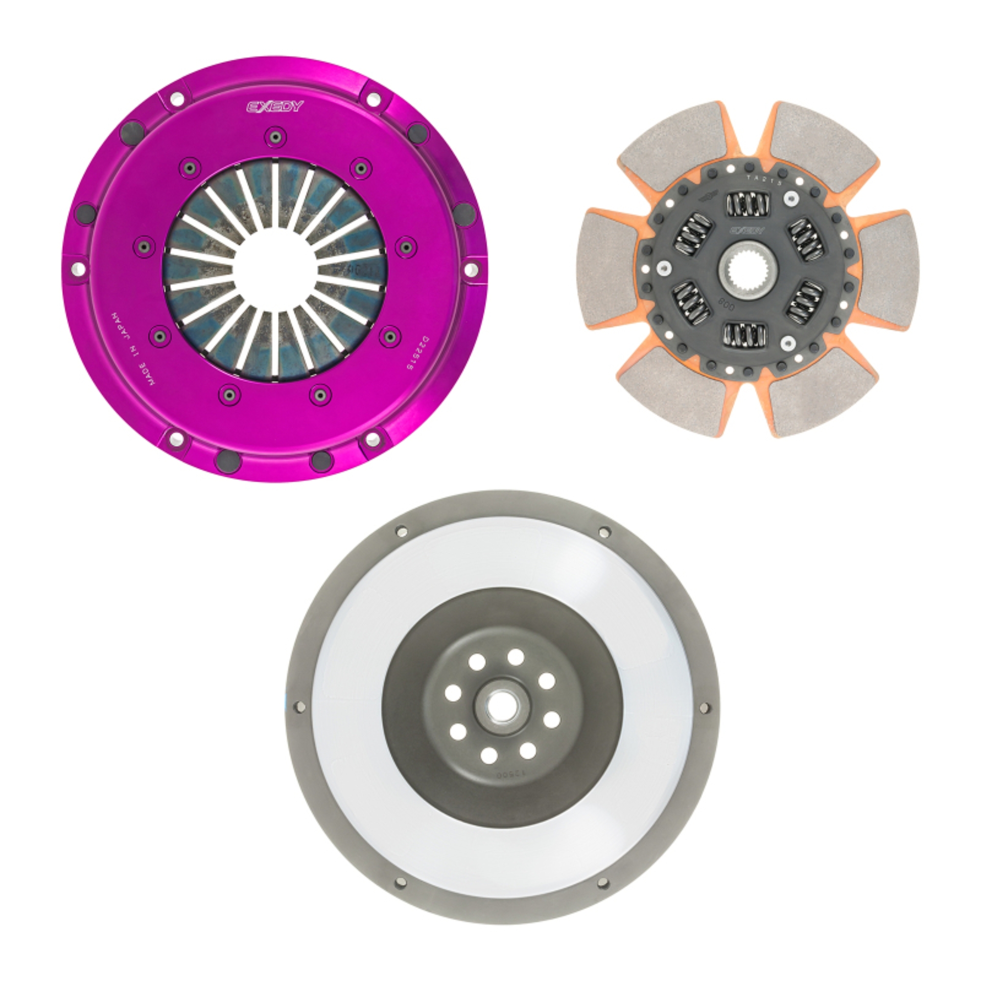 Picture of Exedy 1999-2002 Nissan Silvia L4 Hyper Single Clutch Sprung Center Disc Push Type (w/FW Bolts)