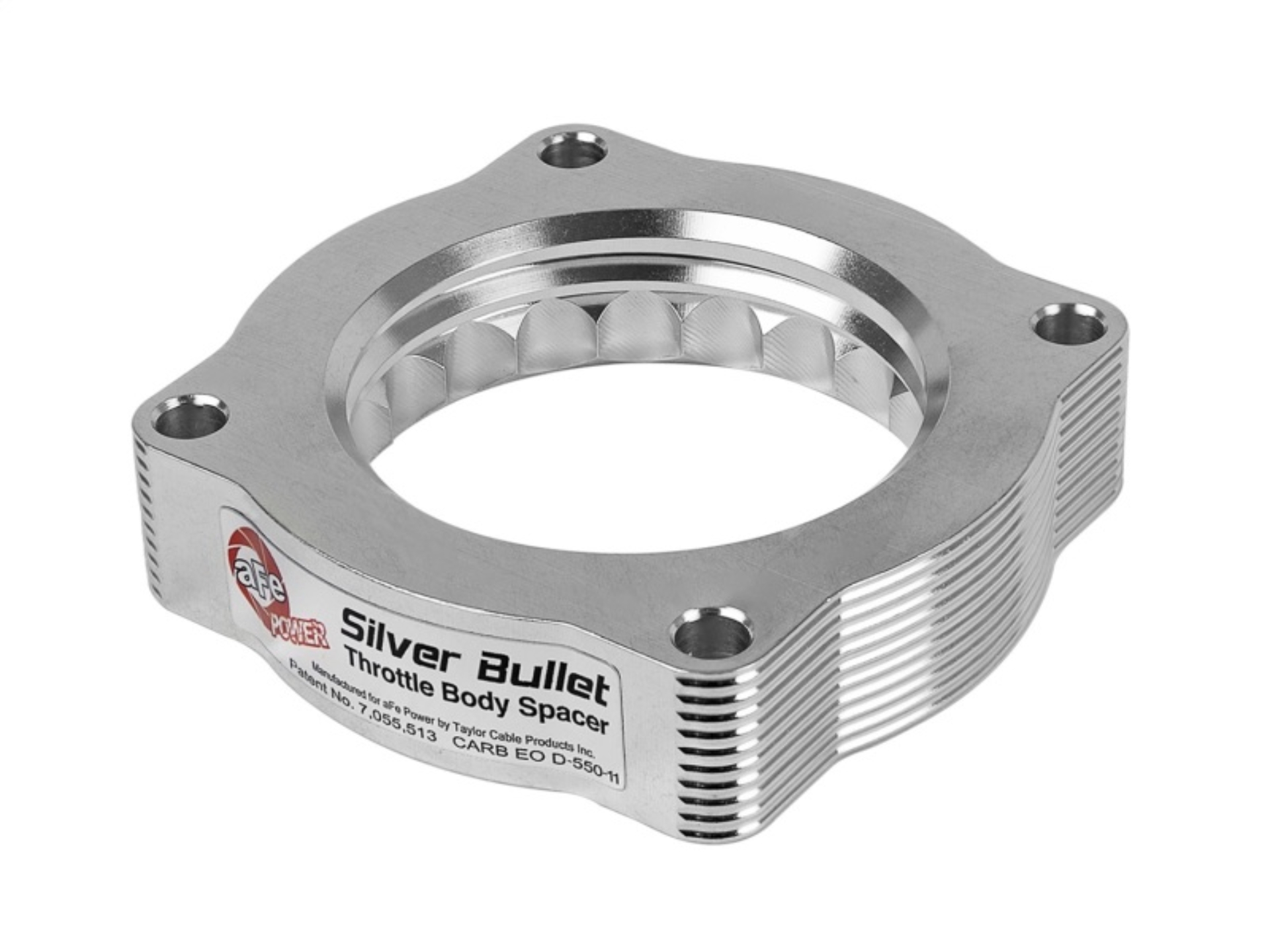 Picture of aFe Silver Bullet Throttle Body Spacer N62 Only BMW (E53) 04-09 5series (E60) 04-09 6series (E63/64)