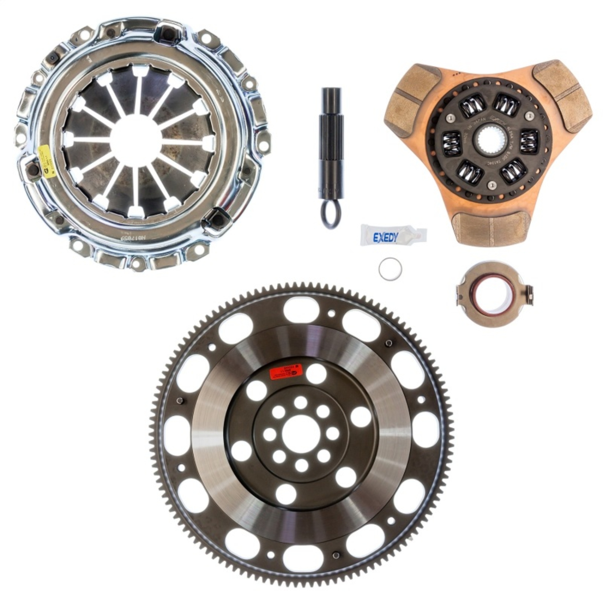 Picture of Exedy 2002-2006 Acura RSX Base L4 Stage 2 Cerametallic Clutch Thick Disc Incl. HF02 Lightweight FW