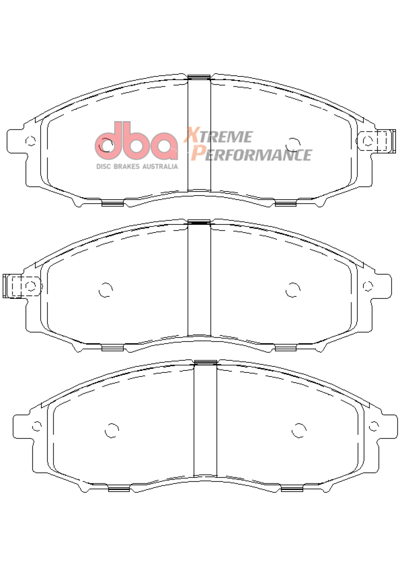 Picture of DBA 00-04 Nissan Xterra XP650 Front Brake Pads