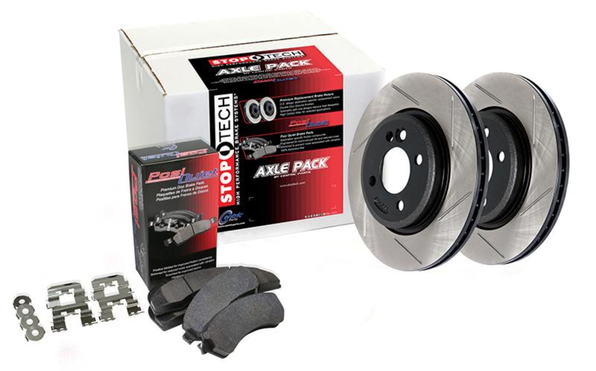 Picture of Street Axle Pack; Drilled and Slotted; Rear Brake Kit