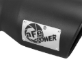 Picture of aFe Power Gas Exhaust Tip Black- 3 in In x 4.5 out X 9 in Long Bolt On (Black)