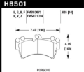 Picture of Hawk 07-15 Audi Q7 Base / Premium HP+ Compound Front Brake Pads