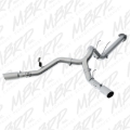 Picture of MBRP 17-19 Ford F-250/350/450 6.7L 4in Filter Back Cool Duals T409 Exhaust System