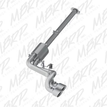 Picture of MBRP 09-14 Ford F150 Pre-Axle 4.5in OD Tips Dual Outlet T409 3in Cat Back Exhaust