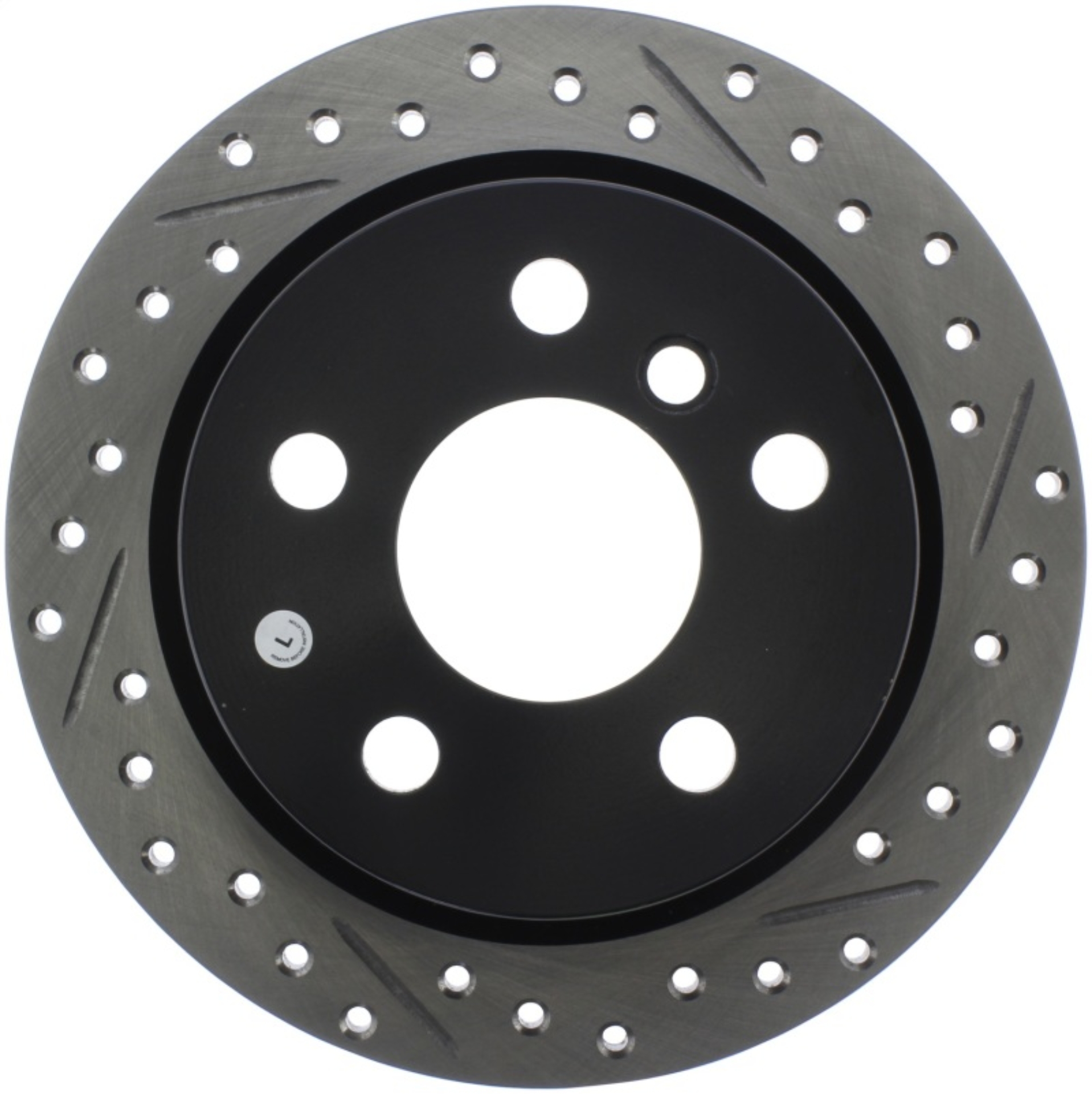 Picture of Sport Drilled & Slotted Brake Rotor; Rear Left