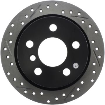 Picture of Sport Drilled & Slotted Brake Rotor; Rear Right