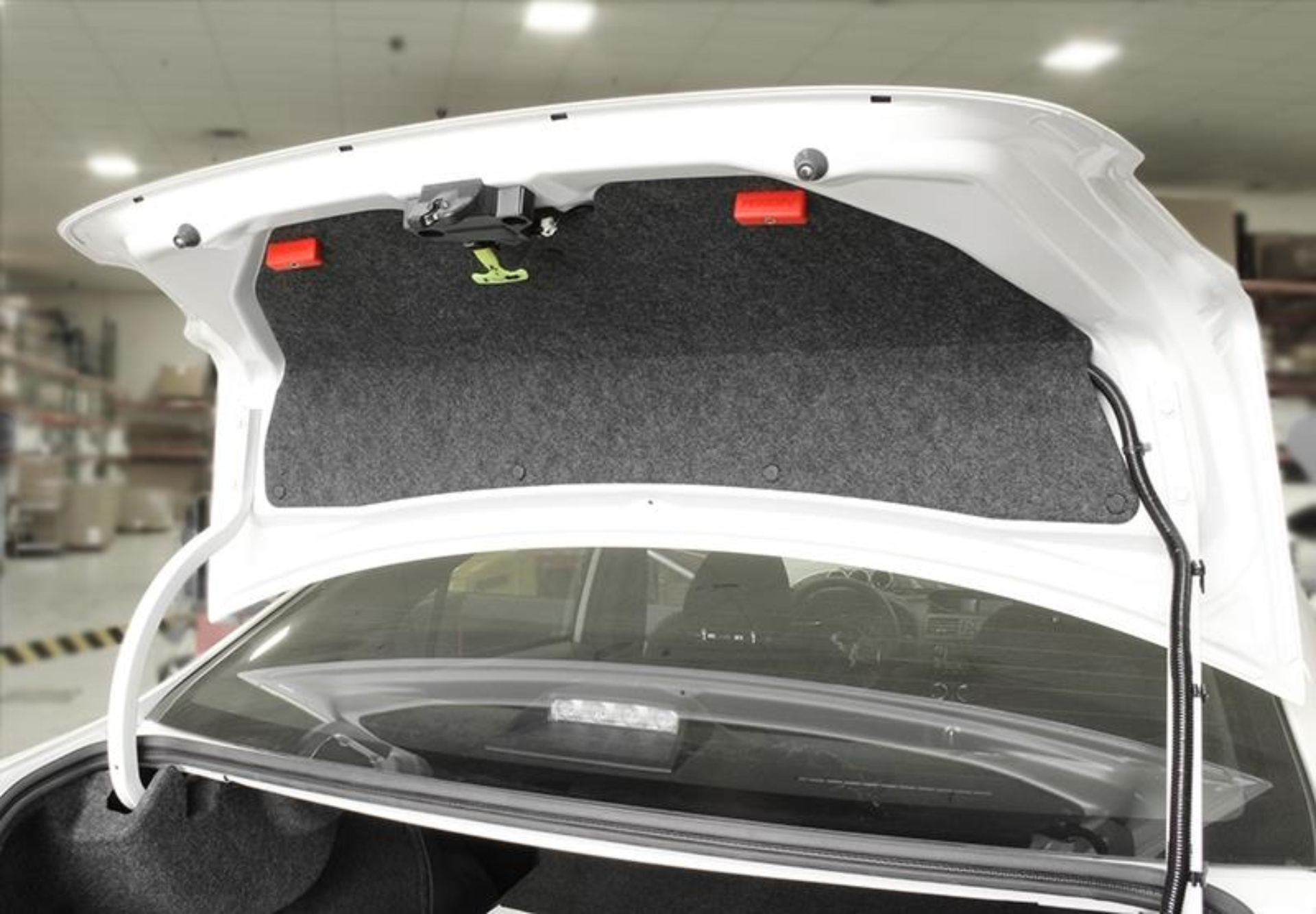 Picture of PERRIN 07-26 Subaru WRX STI Sedan Trunk Handle - Red