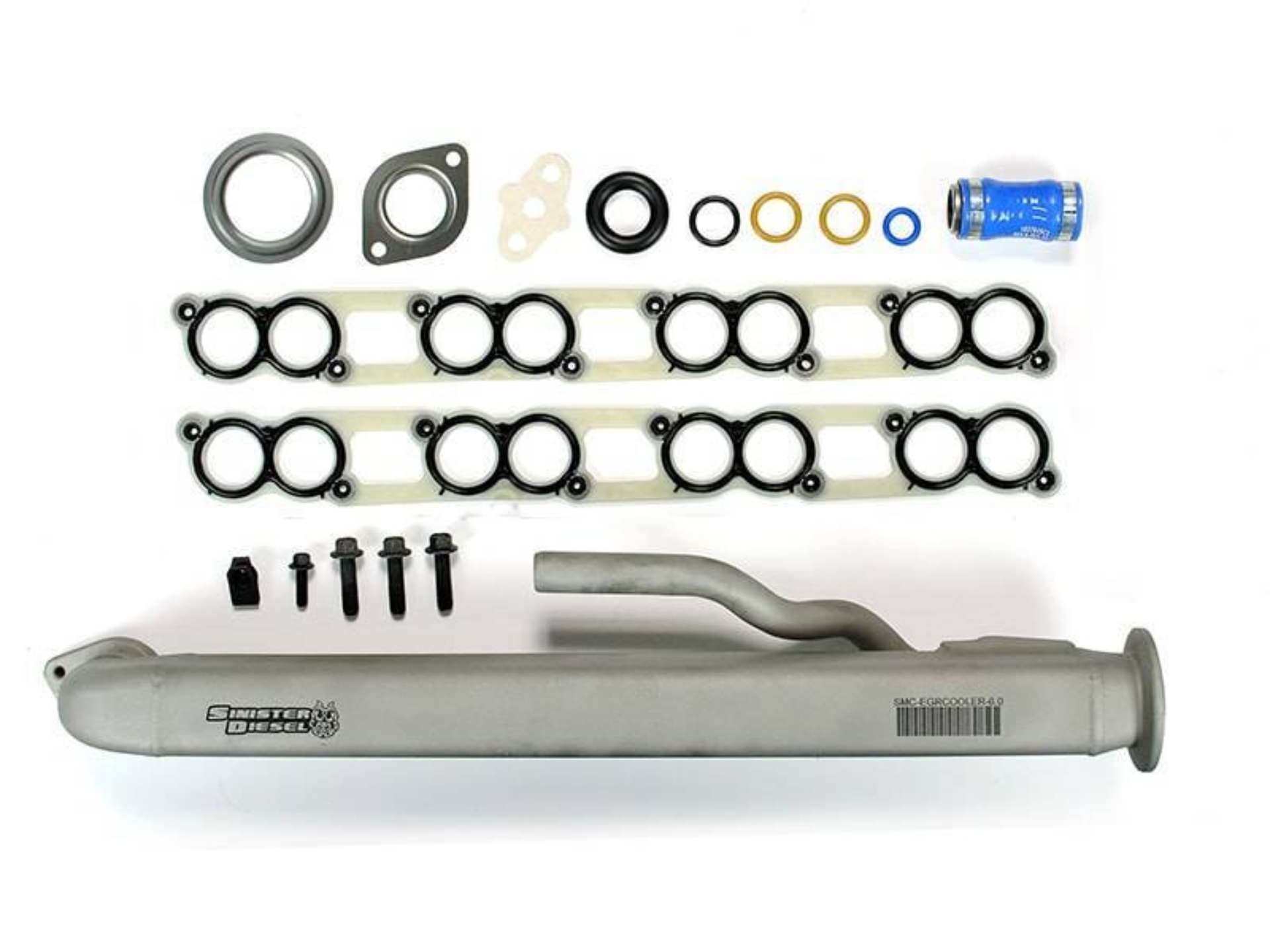 Picture of Sinister Diesel 04-07 Ford Powerstroke 6.0L EGR Cooler With Install Kit