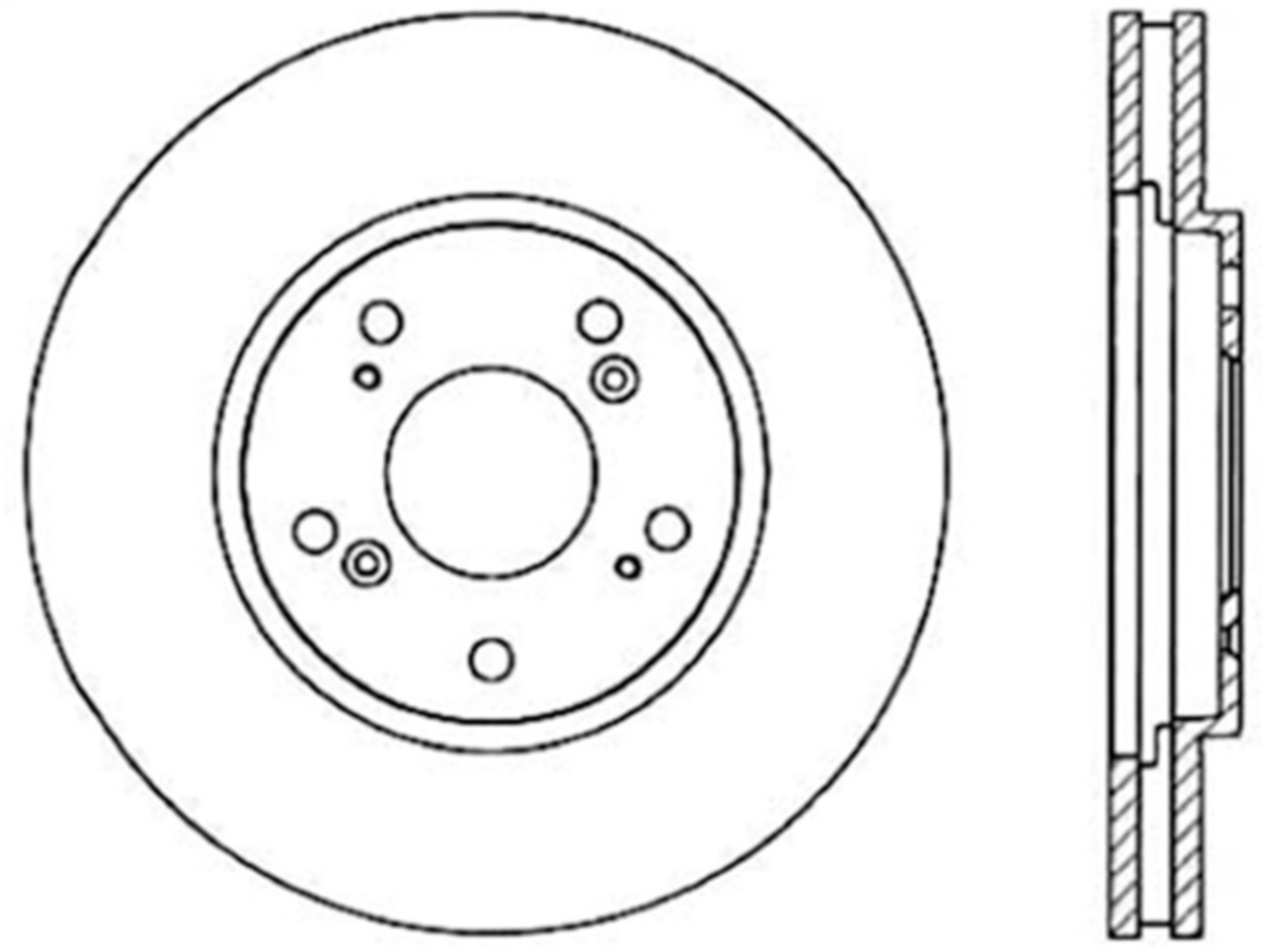 Picture of Sport Slotted Cryo Brake Rotor; Rear Right