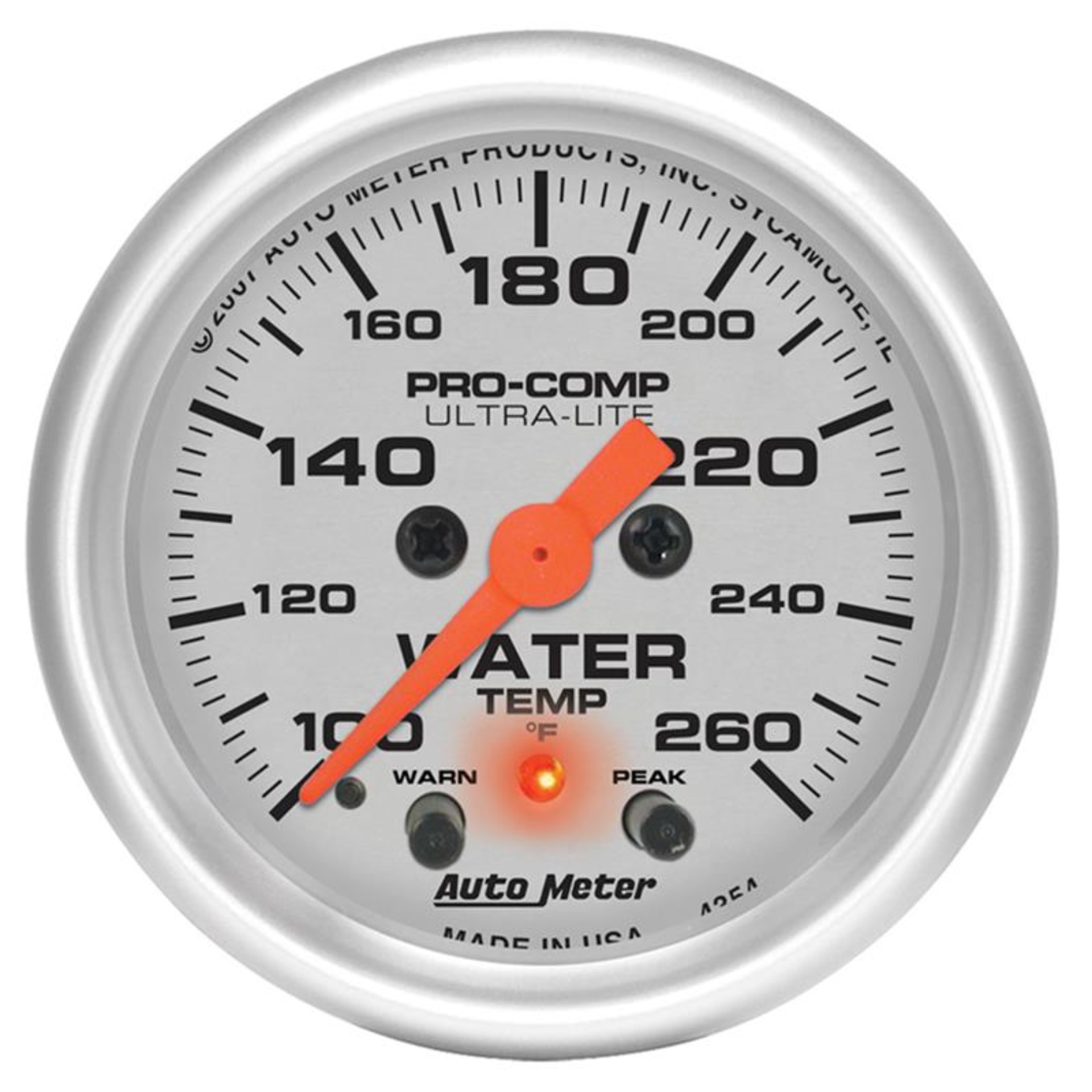Picture of Autometer Ultra-Lite 2-1/16in Digital Stepper Motor 260 Degree F Water Temp Gauge