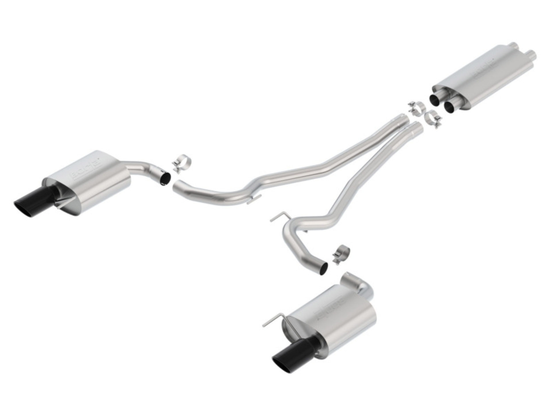 Picture of Borla 15-17 Ford Mustang GT 5.0L AT/MT Cat-Back Exhaust