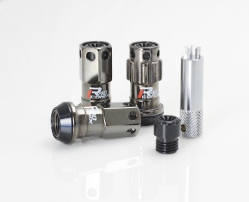 Picture of Project Kics 12X1.50 R40 Iconix Classical Lug Nuts w/ Black Plastic Cap - 16+4