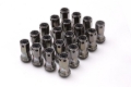 Picture of Project Kics 12X1.50 R40 Iconix Classical Lug Nuts w/ Black Plastic Cap - 20 - No Locks