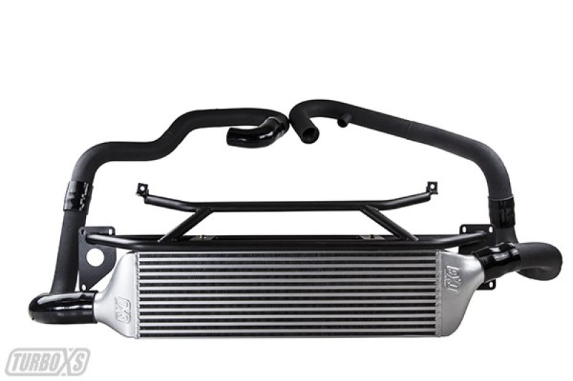 Picture of Turbo XS FMIC 2015-2017 Subaru STi - Wrinkle Black Pipes