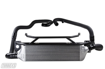Picture of Turbo XS FMIC 2015-2017 Subaru STi - Wrinkle Black Pipes