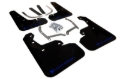 Picture of Rally Armor 17-23 Subaru Impreza 4D/5D Black UR Mud Flap w/Blue Logo