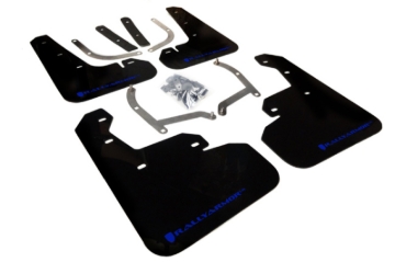 Picture of Rally Armor 17-23 Subaru Impreza 4D/5D Black UR Mud Flap w/Blue Logo