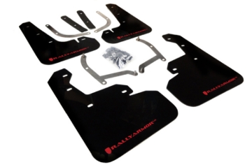 Picture of Rally Armor 17-23 Subaru Impreza 4D/5D Black UR Mud Flap w/Red Logo