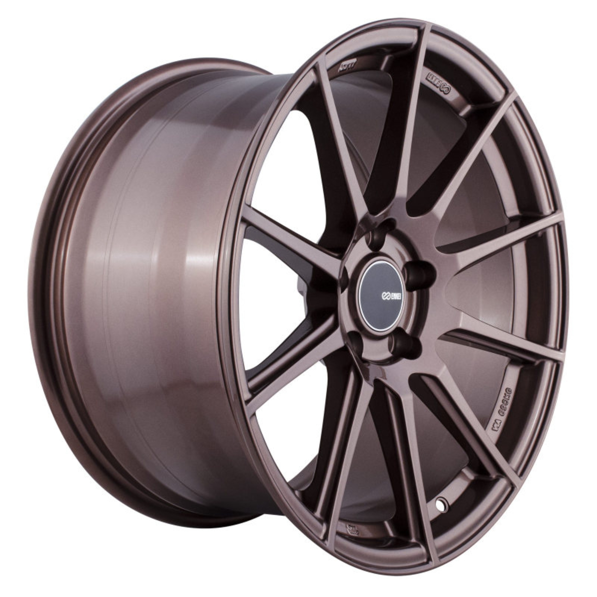 Picture of Enkei TS10 18x9.5 35mm Offset 5x114.3 Bolt Pattern 72.6mm Bore Dia Copper Wheel