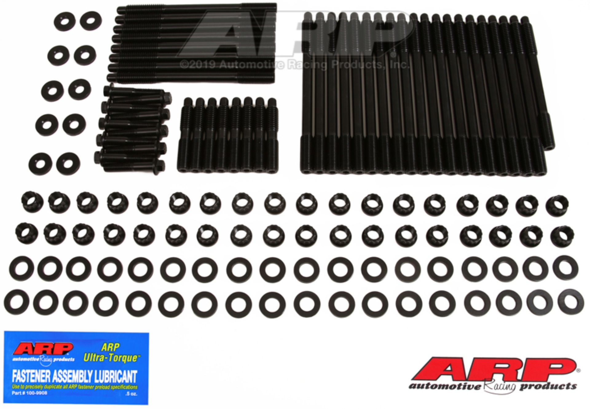 Picture of ARP SBC/WP Short Deck 9.24 Warhawk Block w/Warhawk 12Deg LS7 Heads Head Stud Kit