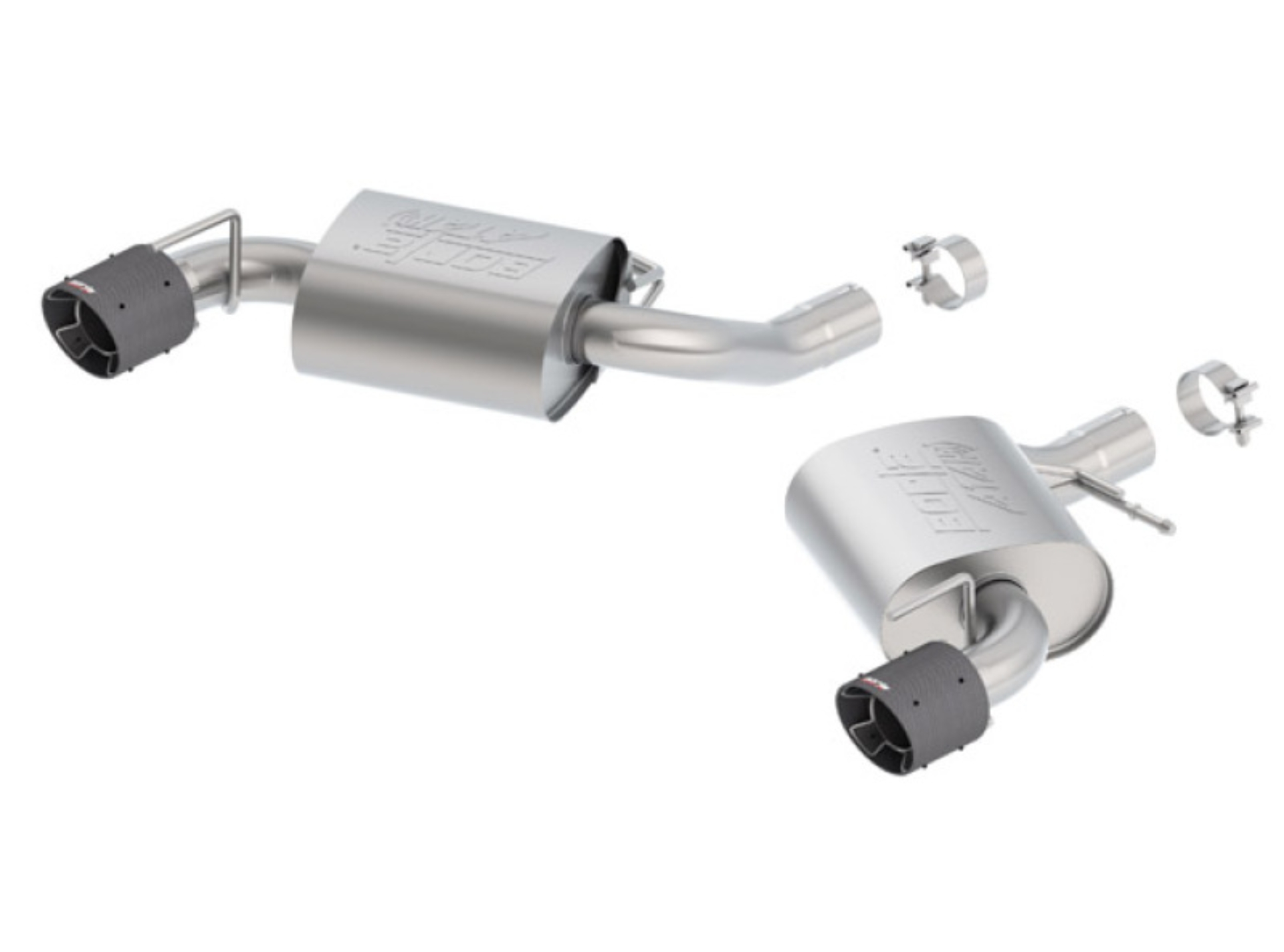 Picture of Borla 16 Chevy Camaro 6.2L Atak Rear Section Exhaust w/o NPP