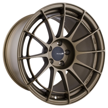 Picture of Enkei NT03RR 18x10.5 5x114.3 15mm Offset 75mm Bore Titanium Gold Wheel