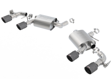 Picture of Borla 2016-2017 Chevrolet Camaro SS AT/MT RWD S-type Exhaust (w/ Dual Mode Valves) - Black CF Tip