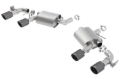 Picture of Borla 2016-2017 Chevrolet Camaro SS AT/MT RWD S-type Exhaust (w/ Dual Mode Valves) - Black CF Tip