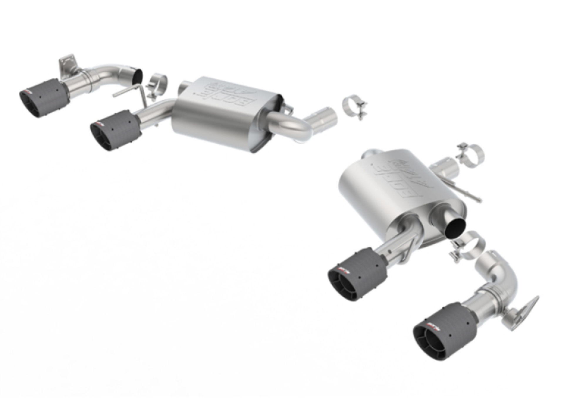 Picture of Borla 2016 Chevy Camaro SS V8 AT/MT ATAK Rear Section Exhaust with Dual Mode Valves