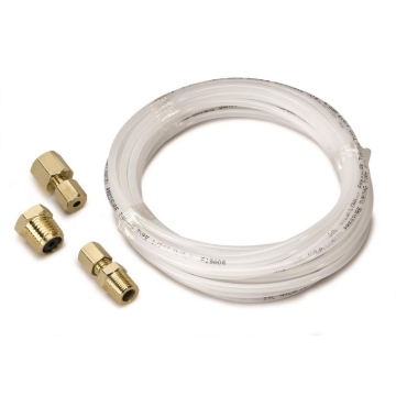 Picture of Autometer 12 Foot Nylon Tubing 1/8in. w/ 1/8in. Brass Compression Fittings