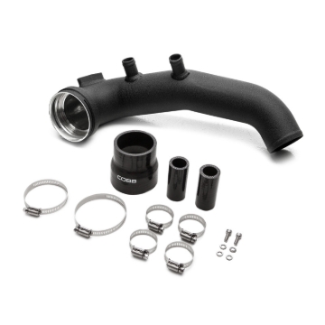 Picture of Cobb BMW N54 Intercooler Charge Pipe - Wrinkle Black