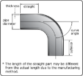Picture of HKS Universal Aluminum Bend - 80mm - 90 Deg -1.0D