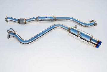 Picture of Invidia 08-09 WRX Sedan 76mm (101mm tip) REGULAR Titanium Tip Cat-back Exhaust