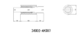 Picture of HKS UNIVERSAL EX H/M SUS 130-65 (MOQ: 8pcs)