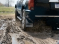 Picture of WeatherTech 16+ Ford Edge SE / SEL / Titanium Trim No Drill Mudflaps - Black (Not For Sport Trim)