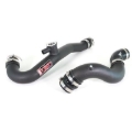 Picture of Injen 15-19 Ford Mustang 2.3L EcoBoost Aluminum Intercooler Piping Kit - Wrinkle Black