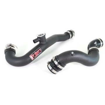 Picture of Injen 15-19 Ford Mustang 2.3L EcoBoost Aluminum Intercooler Piping Kit - Wrinkle Black