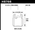 Picture of Hawk BMW DTC-60 Race Rear Brake Pads